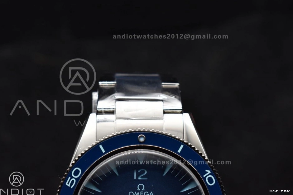 A8912 SS 1063 VSF Blue Super Dial Seamaster Edition 300 Clone Tailored 1:1 on Best Bracelet Heritage 0929